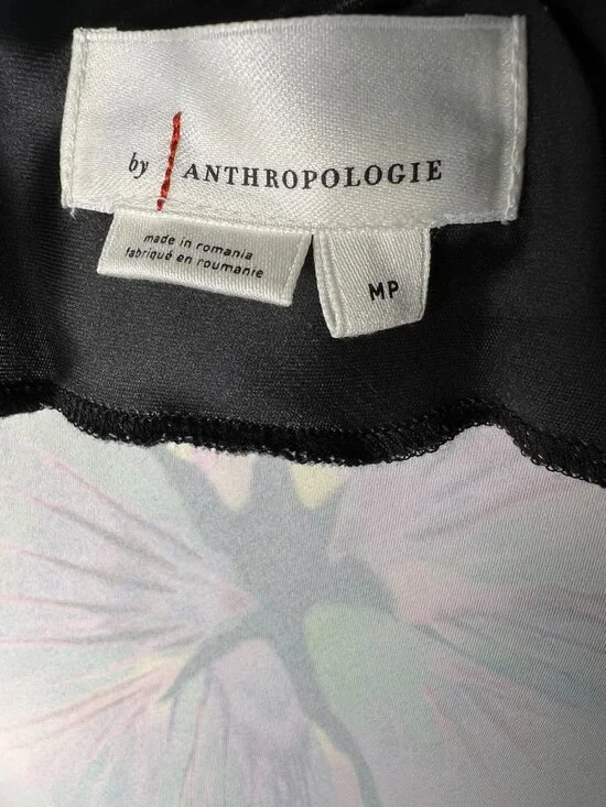 ANTRHROPOLOGIE The Fleur Strapless Satin Maxi Slip Dress M - Picture 3 of 6